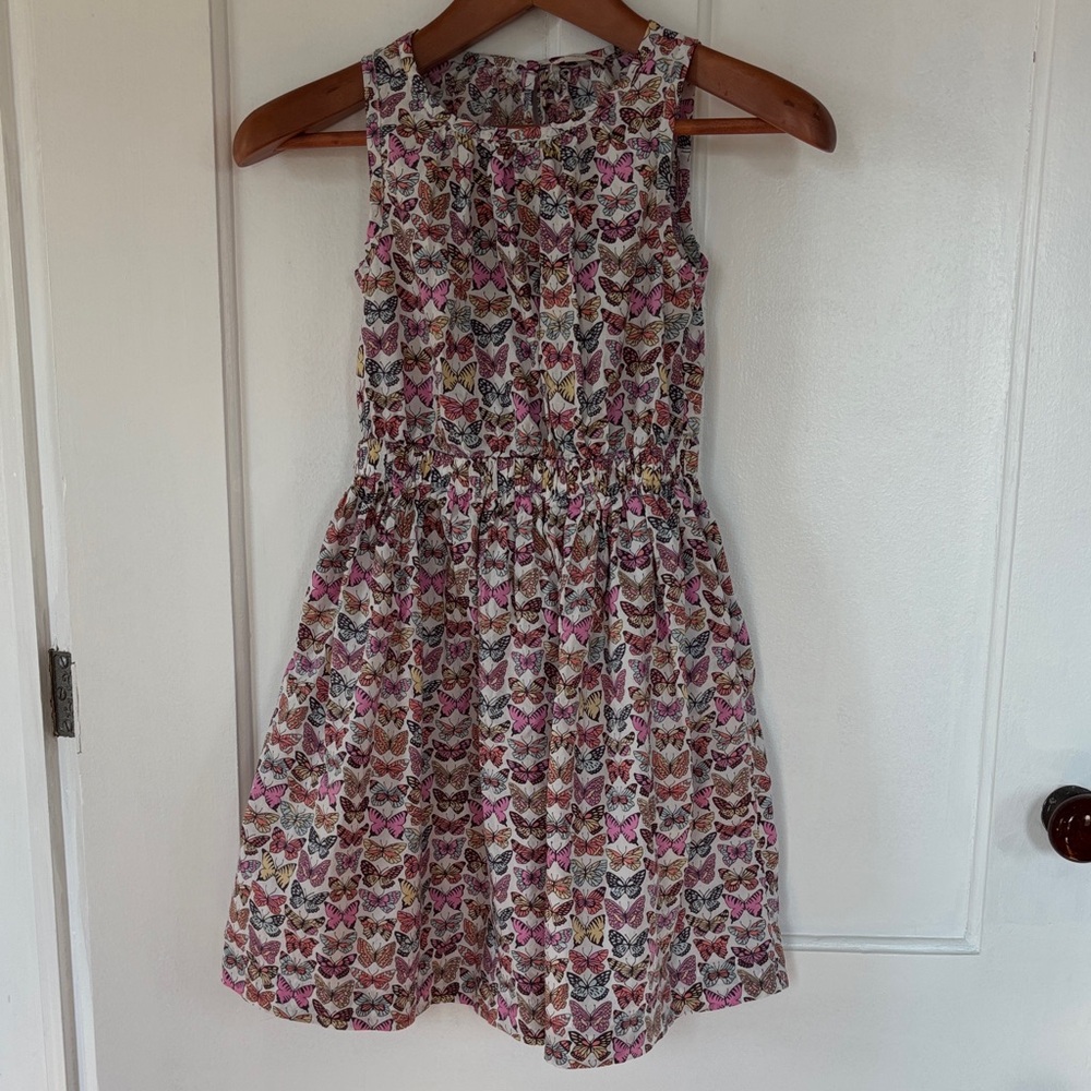 Crewcuts Multicolor Butterfly Print Dress